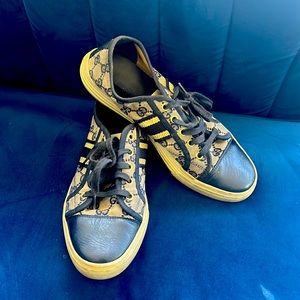 Gucci sneaks are a must have staple. Trendy and comfy.